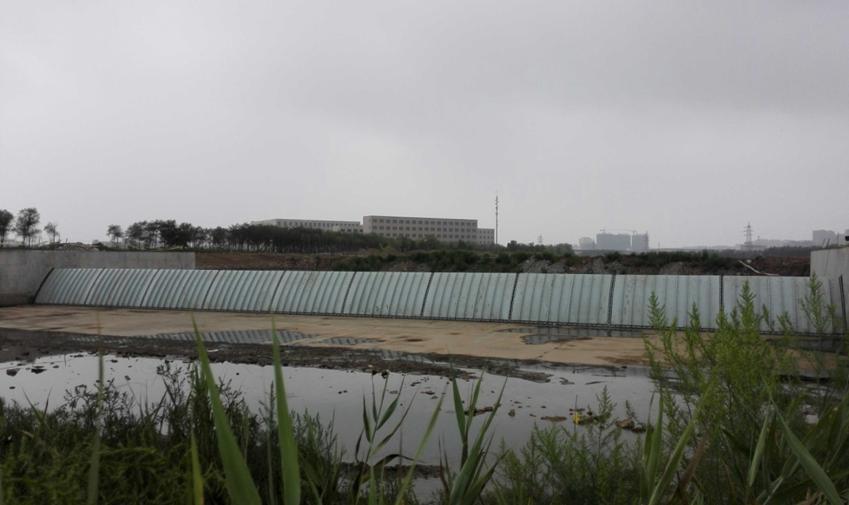 Dalian gas shield dam 2015