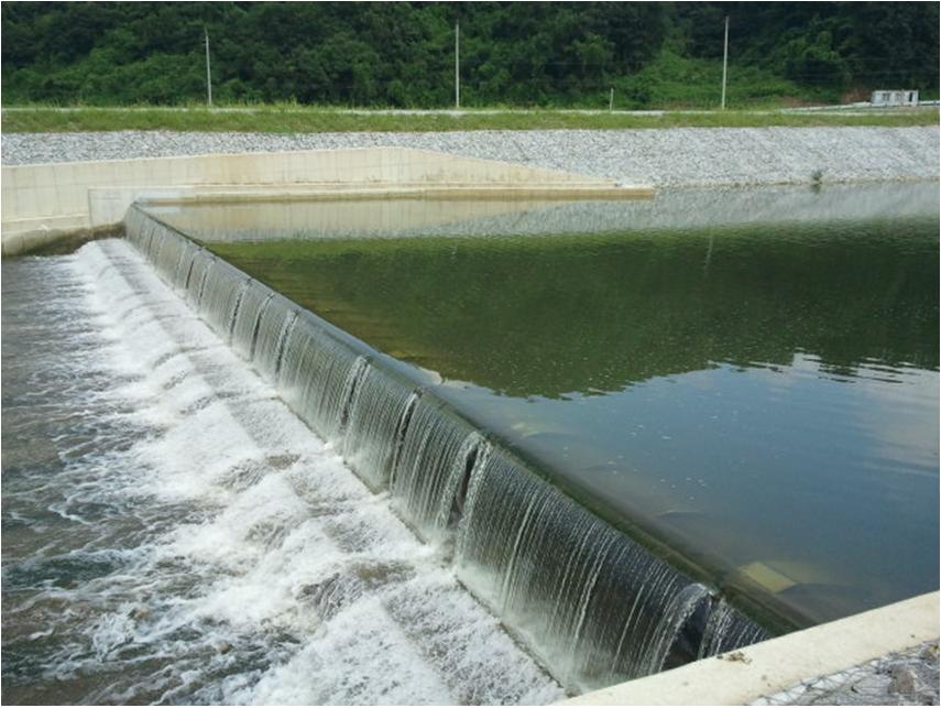 Korea gas shield dam 2012